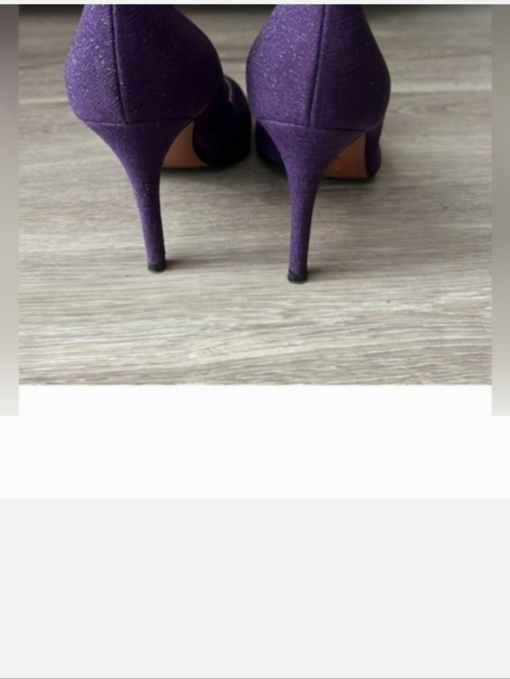 Aquatalia Purple Pointed-Toe High Heel Pumps - Picture 6 of 14